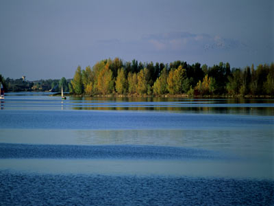 Un superbe plan d'eau